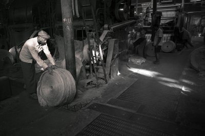 Jutefabriek, Kolkata, India, 2017 (foto) door Jon Nicholson