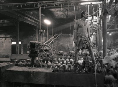 Jutefabriek, Kolkata, India, 2017 (foto) door Jon Nicholson