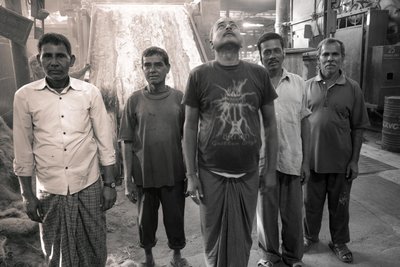 Jutefabriek, Kolkata, India, 2017 (foto) door Jon Nicholson