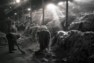 Jutefabriek, Kolkata, India, 2017 (foto) door Jon Nicholson