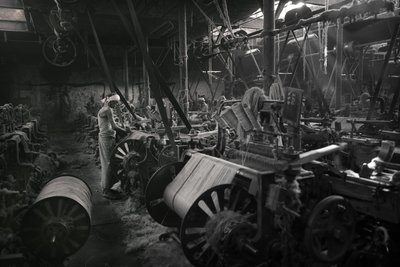 Jutefabriek, Kolkata, India, 2017 (foto) door Jon Nicholson