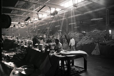 Jutefabriek, Kolkata, India, 2017 (foto) door Jon Nicholson