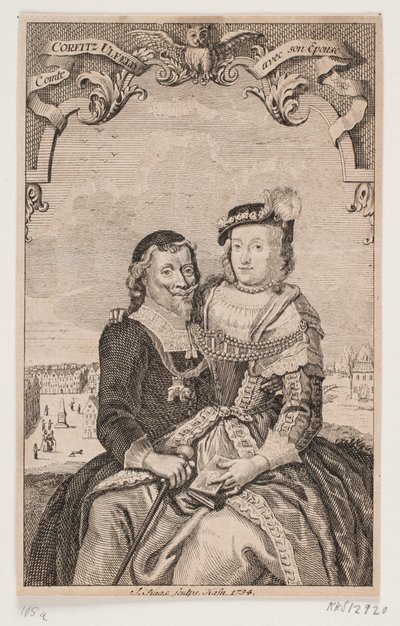 Leonora Christina en Corfitz Ulfeldt door Jonas Haas