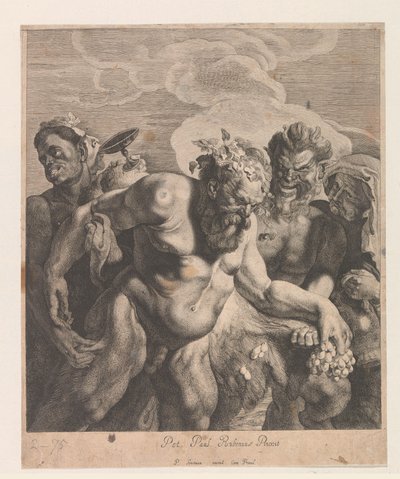 Dronken Silenus door Jonas Suyderhoef
