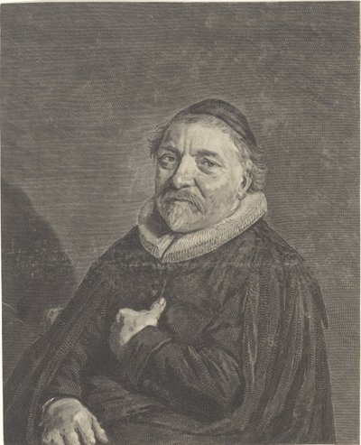 Portret van Adriaen Tegularius door Jonas Suyderhoef