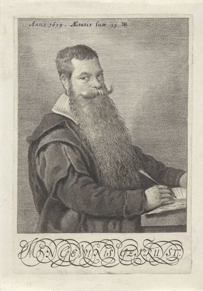 Portret van Nicolaes Bodding van Laer door Jonas Suyderhoef