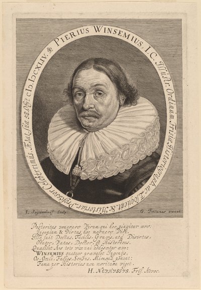 Petrus Winsemius door Jonas Suyderhoff