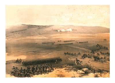 De cavalerieaffaire van de Hoogten van Bulganak - het eerste kanon door Jonathan Needham