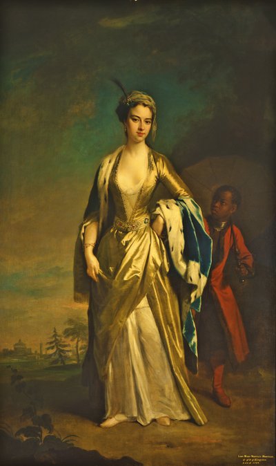 Lady Mary Wortley Montagu, ca. 1725 door Jonathan Richardson
