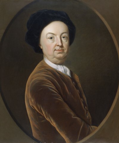 Majoor John Hanbury door Jonathan Richardson