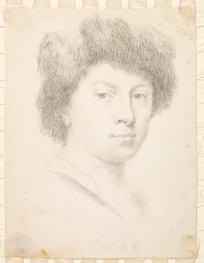 Zelfportret op dertigjarige leeftijd, 1735 door Jonathan Richardson