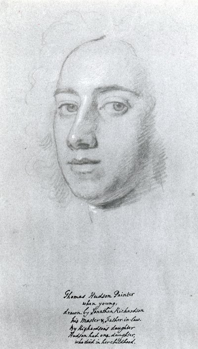 Thomas Hudson (1701-79) door Jonathan Richardson