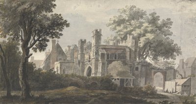 De Grote Poort van het Klooster van St. Augustine, Canterbury door Jonathan Skelton