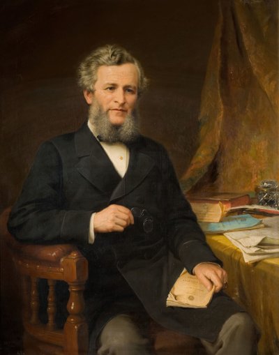 Portret van de Rt. Hon. Jesse Collings 1831-1920, 1881 door Jonathon Pratt