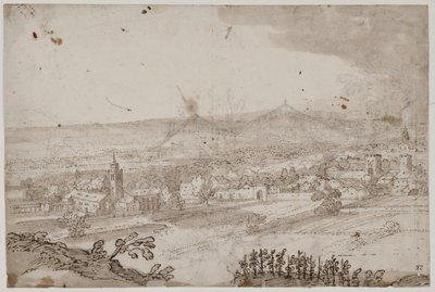 Panoramisch landschap door Joos de II Momper