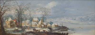 Winterlandschap door Joos de II Momper