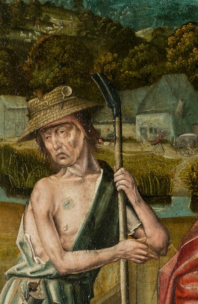 Drieluik van Bethlehem, circa 1540 door Joos van (attr. to) Cleve