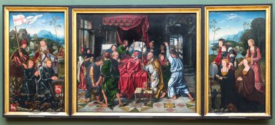 Altaarstuk van de dood van Maria door Joos van Cleve