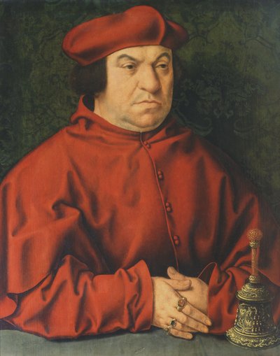 Portret van Bernardo Clesio door Joos van Cleve