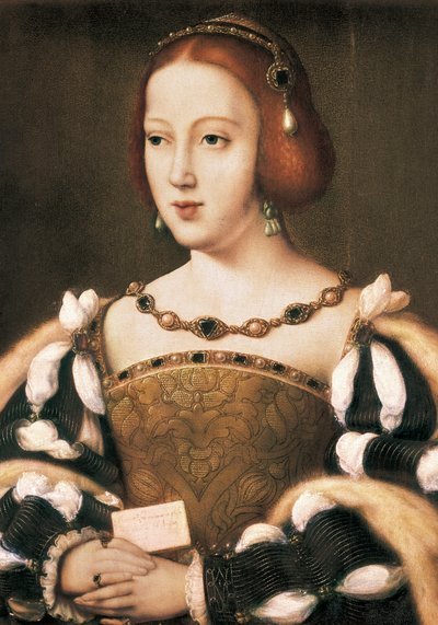 Portret van Eleonora van Oostenrijk door Joos van Cleve