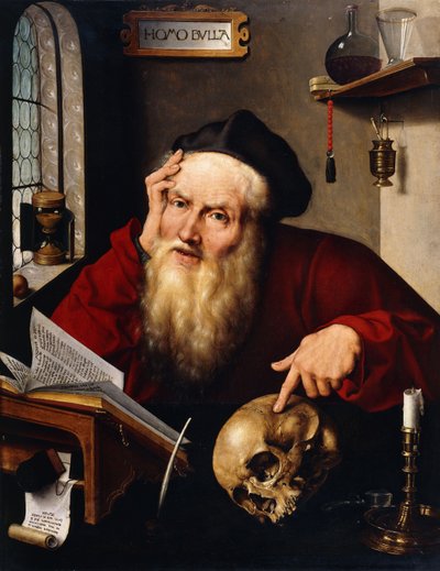 Sint Hiëronymus in zijn studeerkamer door Joos van Cleve