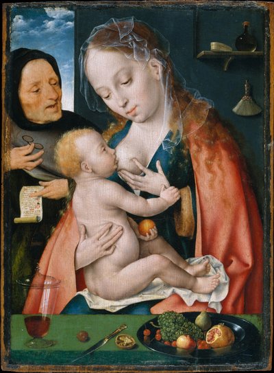 De Heilige Familie, ca. 1512-1513 door Joos van Cleve