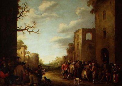 De hongerigen voeden door Joost Cornelisz. Droochsloot