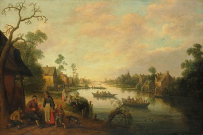 Riviergezicht door Joost Cornelisz Droochsloot
