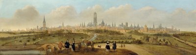 Uitzicht op de stad Utrecht door Joost Cornelisz Droochsloot