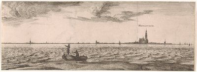 Gezicht op Maassluis door Joost van Geel