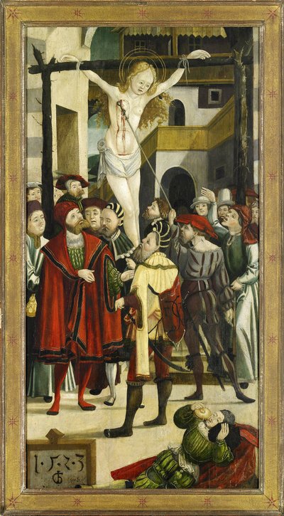 Het uittrekken van de borst van Sint-Agatha door Jörg Greimold