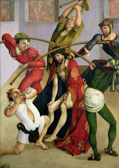 Christus gekroond met doornen door Jorg I Breu