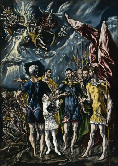 Het martelaarschap van Sint-Maurice door Jorge Manuel Theotocopoulos
