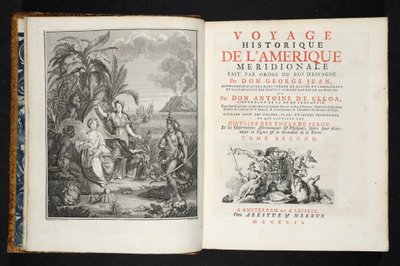 Frontispice van Voyage Historique de l
