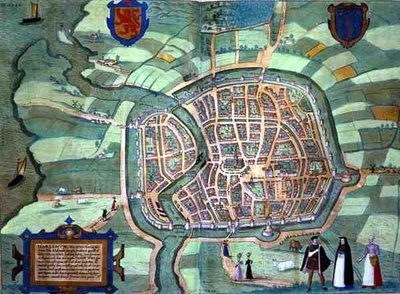 Kaart van Haarlem, uit 