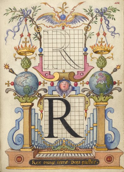 Handleiding voor het construeren van de letter R door Joris Hoefnagel