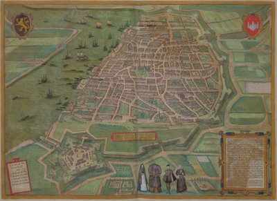 Kaart van Antwerpen, uit 