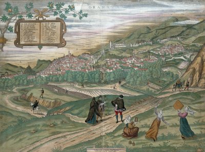 Kaart van Granada, uit 