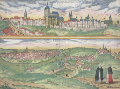 Kaart van Praag, uit 