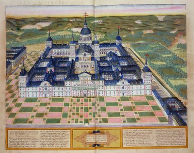 Plan van het Klooster van El Escorial, uit 