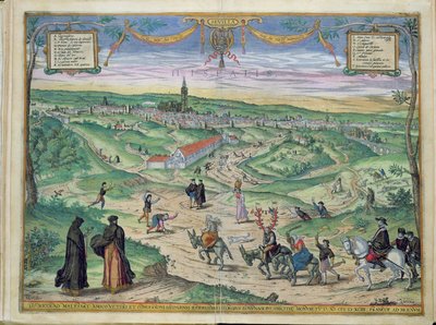 Stadsplan van Sevilla, uit 