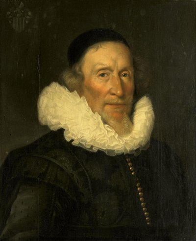Portret van Jacob Gerritsz van der Mij (1559/60-1635?) door Joris van Schooten