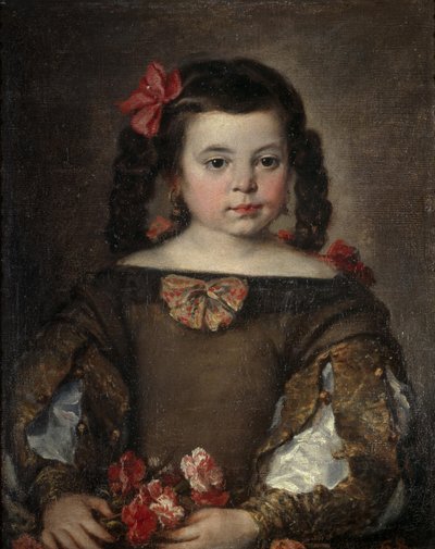 Portret van een meisje door José Antolínez