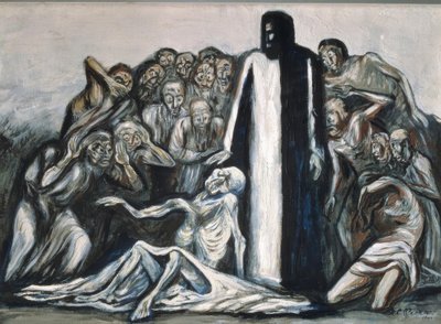 De opwekking van Lazarus door José Clemente Orozco
