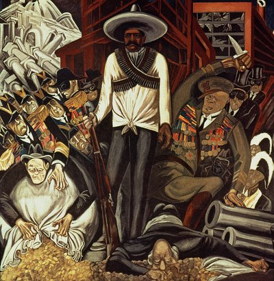 Hispanic-Amerika, uit Het Epos van de Amerikaanse Beschaving door José Clemente Orozco