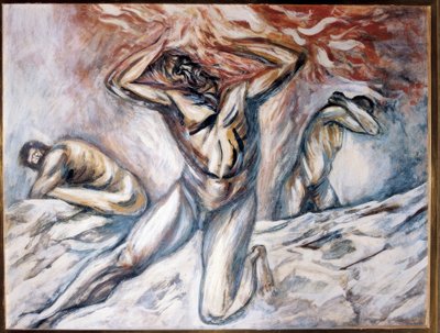 PROMETEO door José Clemente Orozco