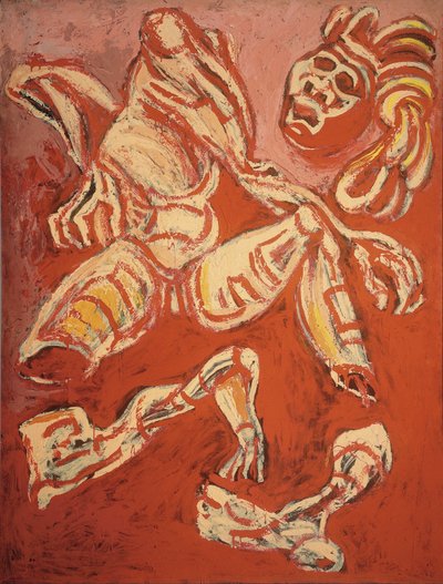 De uiteengereten man, uit de Los teules-serie door José Clemente Orozco