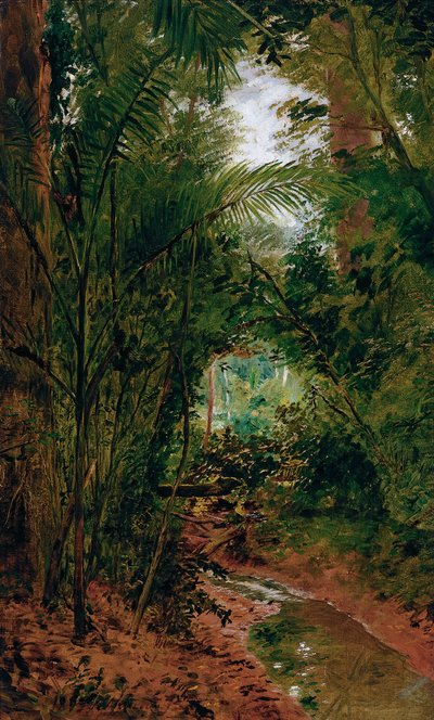 Landschap bij de Rio das Pedras door José Ferraz de Almeida Júnior