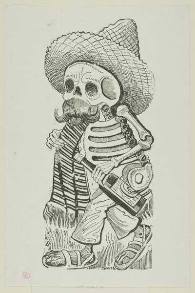 Calavera van Francisco Madero, uit Calavera Maderista door José Guadalupe Posada