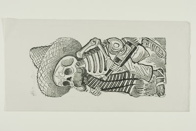Calavera van Francisco Madero, uit Calavera Maderista door José Guadalupe Posada